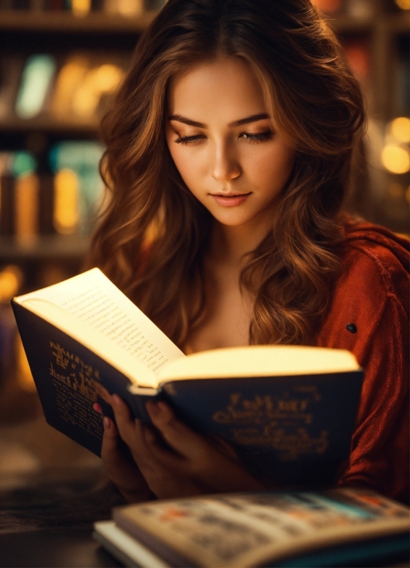 Hair, Head, Flash Photography, Book, Publication, Long Hair