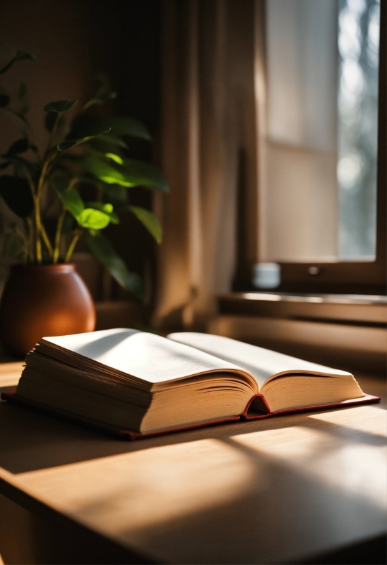 Plant, Wood, Book, Window, Interior Design, Publication