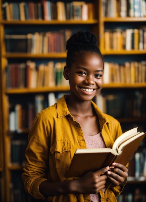 Smile, Bookcase, Shelf, Book, Publication, Shelving