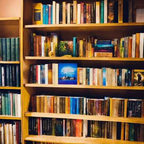 Bookcase, Shelf, Furniture, Book, Publication, Shelving