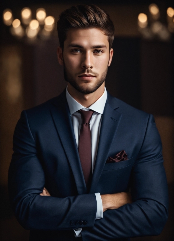 Forehead, Tie, Dress Shirt, Human, Flash Photography, Sleeve