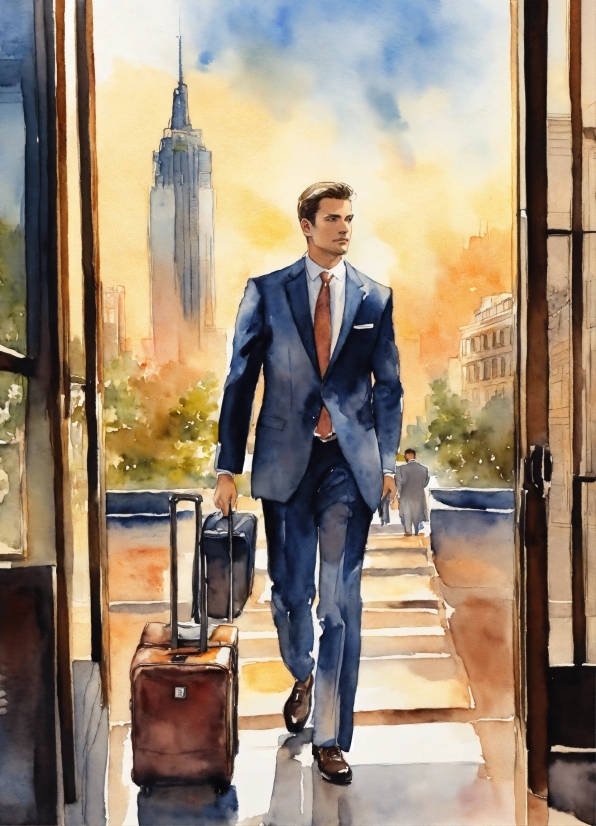 Luggage And Bags, Dress Shirt, Cloud, Bag, Art, Blazer