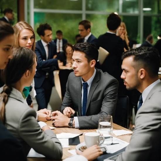 Product, Human, Table, Coat, Organism, Tie