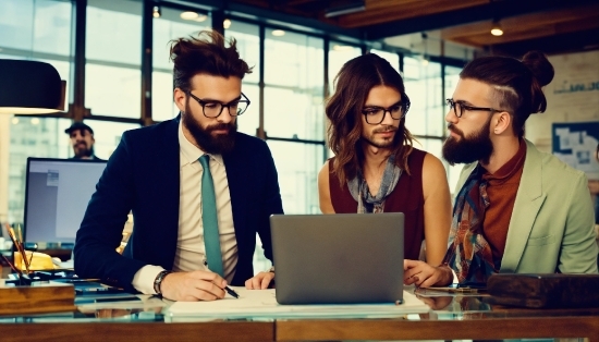 Glasses, Computer, Table, Laptop, Personal Computer, Vision Care