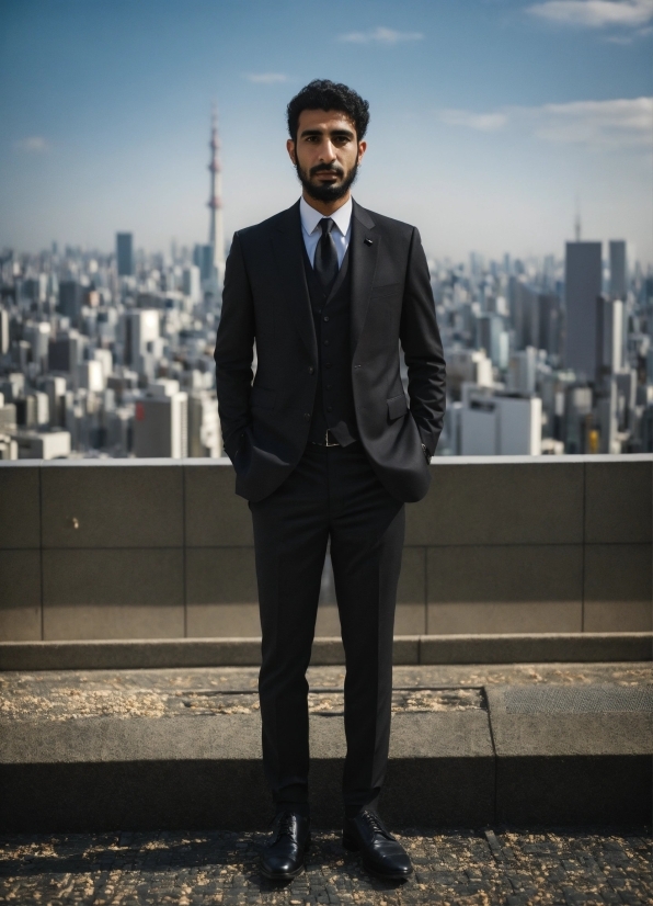 Sky, Cloud, Dress Shirt, Flash Photography, Sleeve, Standing