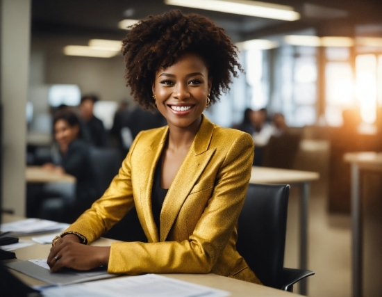 Smile, Coat, Sleeve, Table, Fashion Design, Blazer