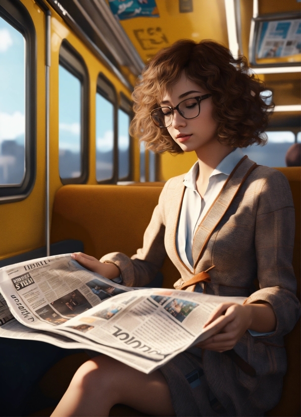 Glasses, Train, Human, Eyewear, Blazer, Fun