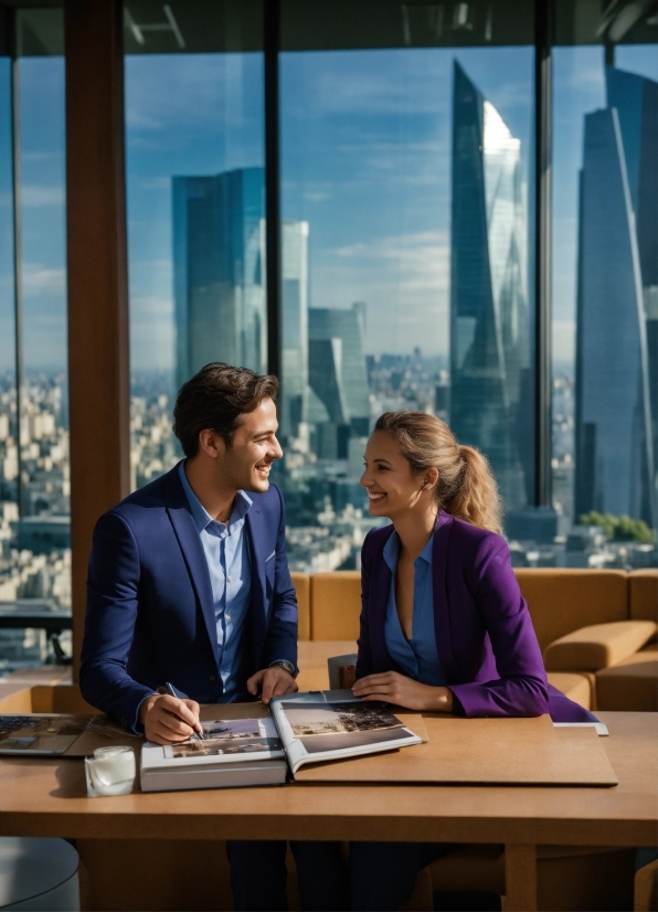 Table, Furniture, Building, Smile, Coat, Interior Design