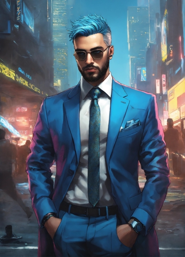 Vision Care, Dress Shirt, Beard, Fashion, Sunglasses, Tie