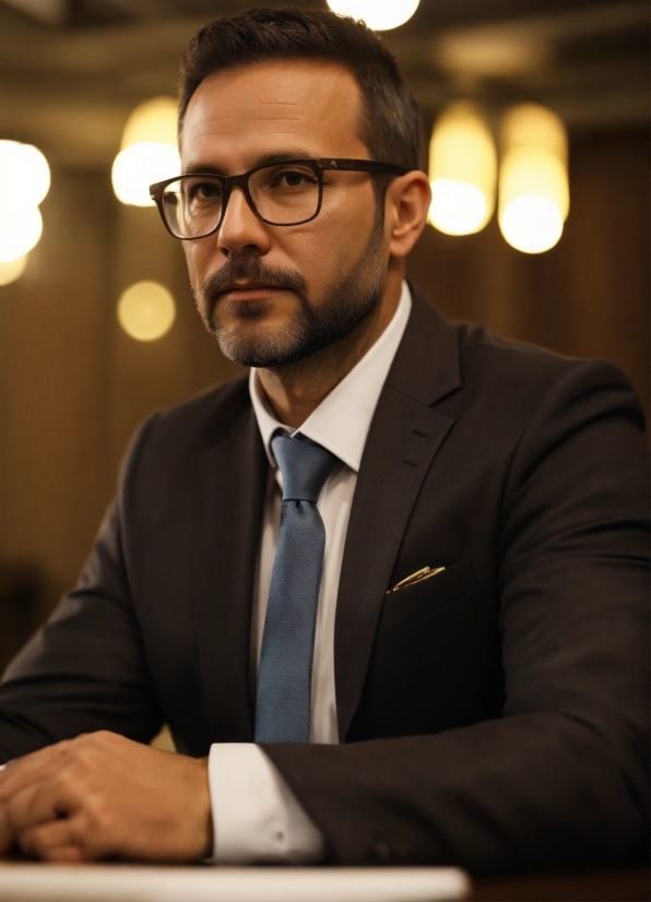 Forehead, Glasses, Chin, Vision Care, Tie, Dress Shirt
