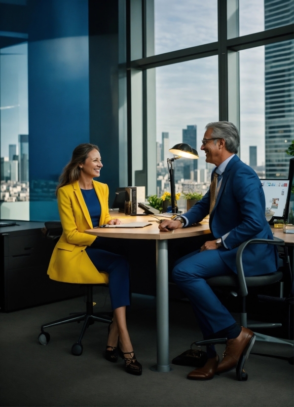 Footwear, Furniture, Table, Building, Chair, Whitecollar Worker