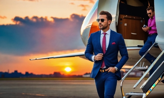 Trousers, Sky, Tie, Vehicle, Cloud, Flash Photography