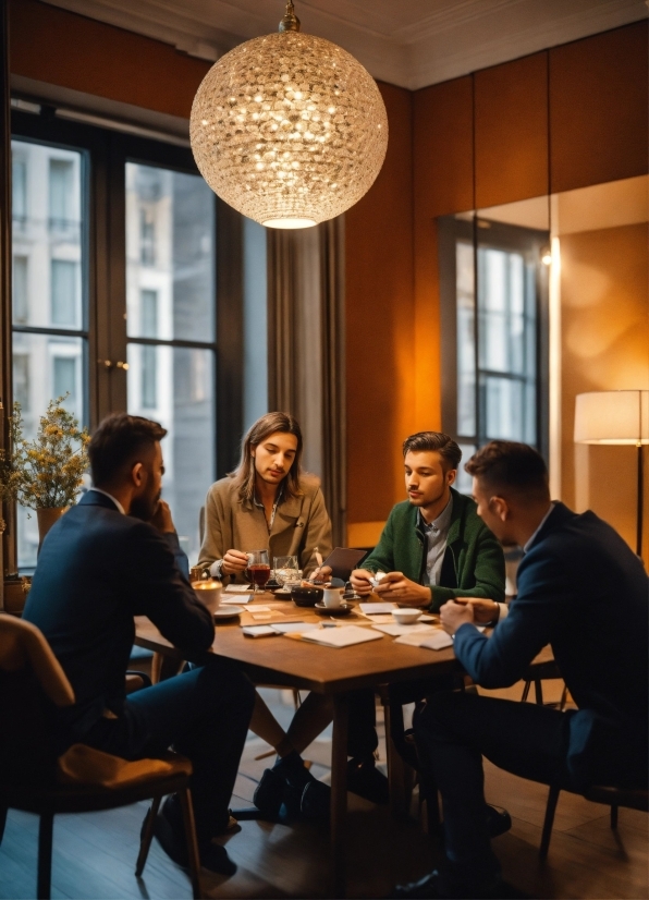 Clothing, Table, Jeans, Furniture, Building, Window