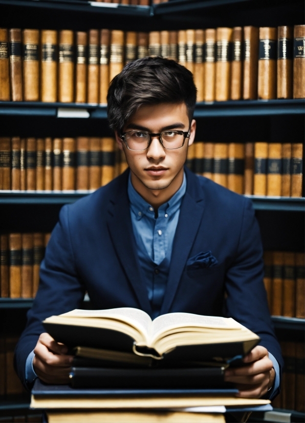 Bookcase, Book, Publication, Shelf, Whitecollar Worker, Chair