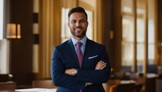 Smile, Property, Tie, Coat, Dress Shirt, Suit