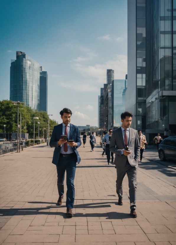 Footwear, Trousers, Sky, Cloud, Building, Coat