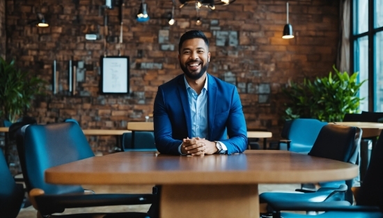 Table, Furniture, Smile, Plant, Chair, Leisure