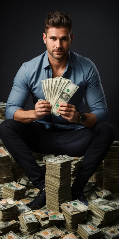 Human, Fashion, Wood, Sneakers, Sitting, Facial Hair