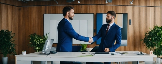 Table, Handshake, Greeting, Gesture, Plant, Sleeve