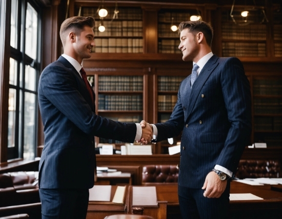 Greeting, Smile, Gesture, Window, Table, Handshake