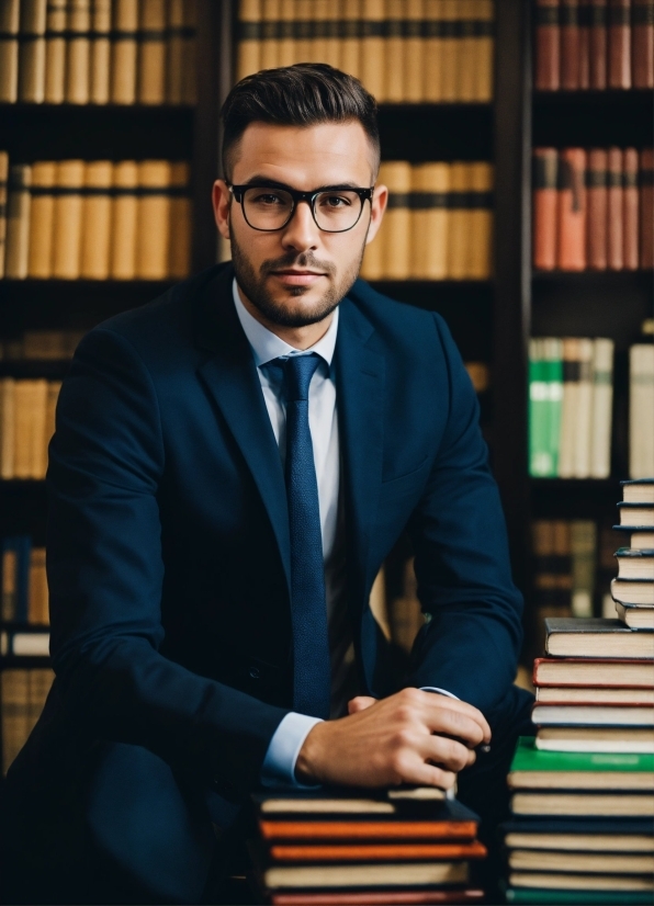 Glasses, Dress Shirt, Vision Care, Tie, Sleeve, Collar