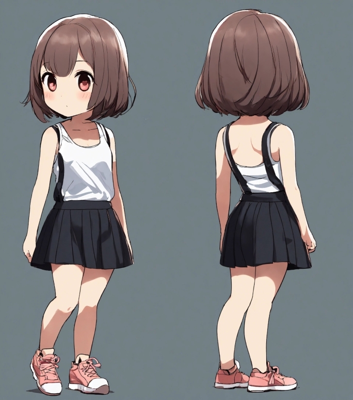 Clothing, Hair, Footwear, Joint, Head, Skin