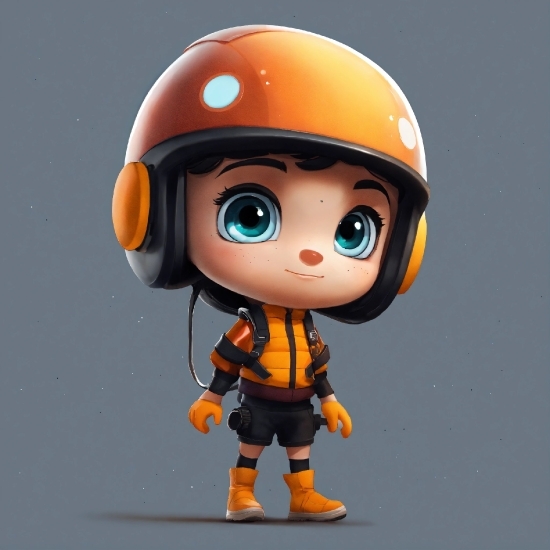 Outerwear, Toy, Helmet, Cartoon, Art, Personal Protective Equipment