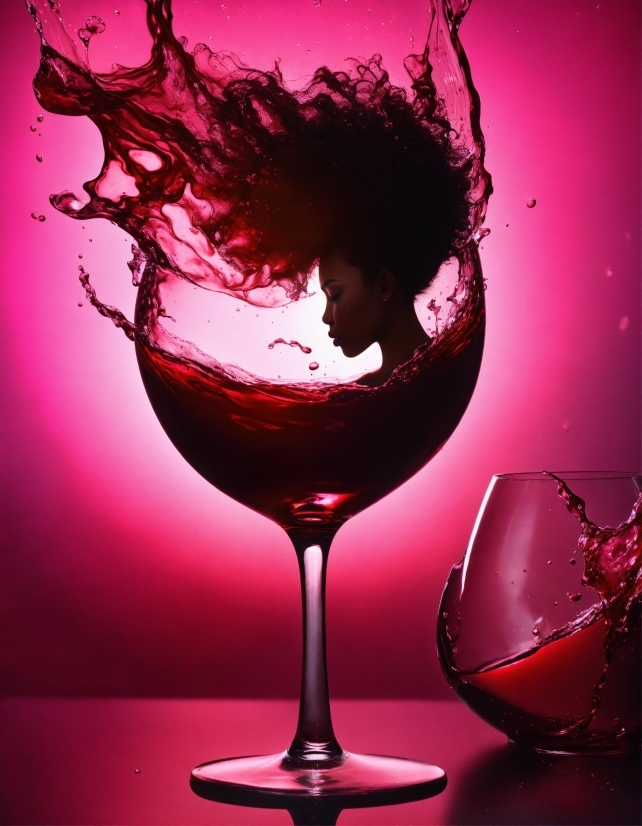 Liquid, Stemware, Drinkware, Fluid, Lighting, Purple