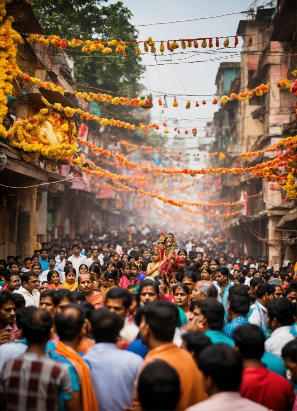 World, Orange, Temple, Building, Yellow, Public Space