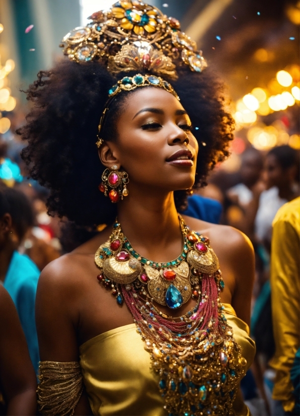 Clothing, Green, Earrings, Temple, Happy, Entertainment