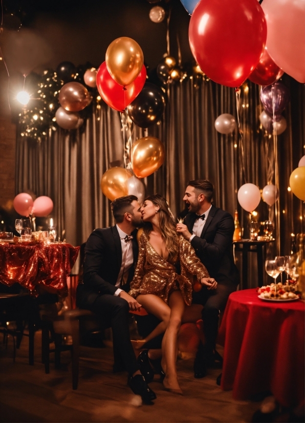 Fashion, Lighting, Balloon, Dress, Pink, Decoration