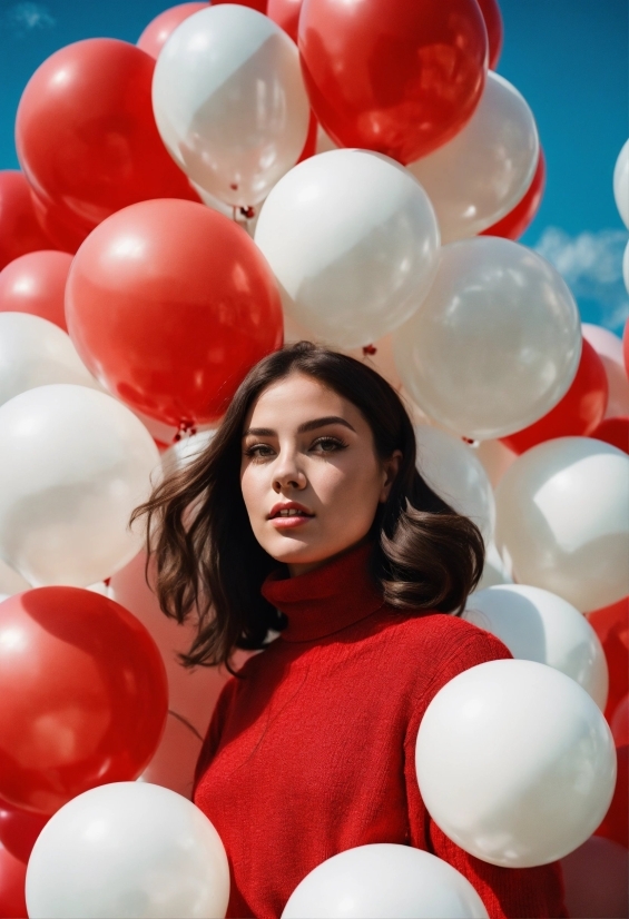 Photograph, Facial Expression, White, Organ, Light, Balloon