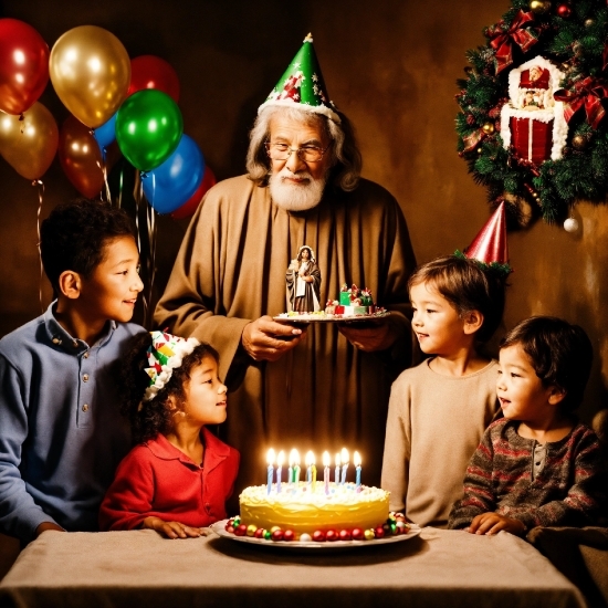 Food, Smile, Candle, Photograph, Table, Birthday Candle