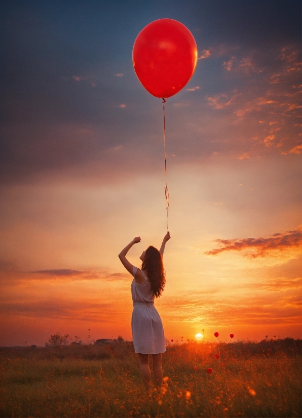 Cloud, Sky, Atmosphere, People In Nature, Nature, Flash Photography