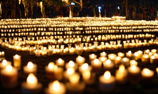 Candle, Light, Amber, Gold, Font, Event