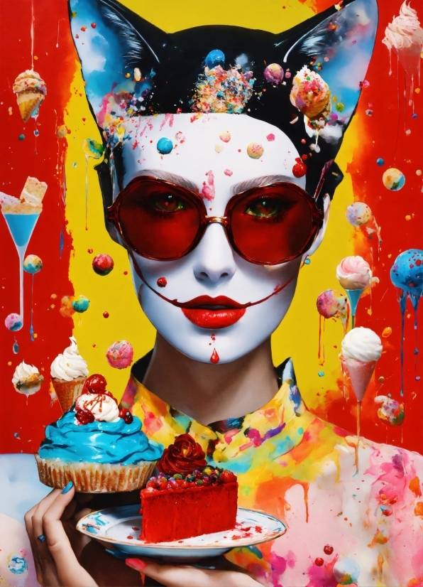 Food, Eyewear, Cake Decorating Supply, Ingredient, Art, Event