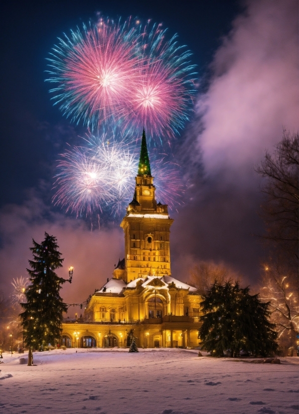 Sky, Fireworks, Atmosphere, Photograph, World, Light