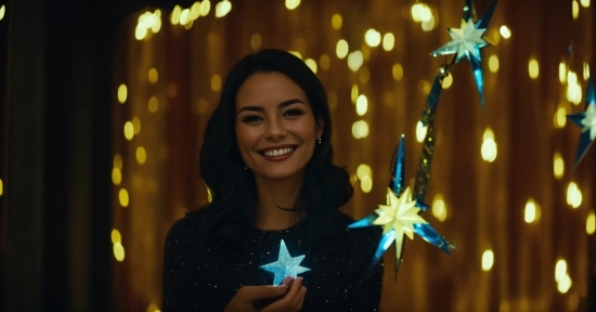 Smile, Light, Christmas Ornament, Happy, Flash Photography, Fun