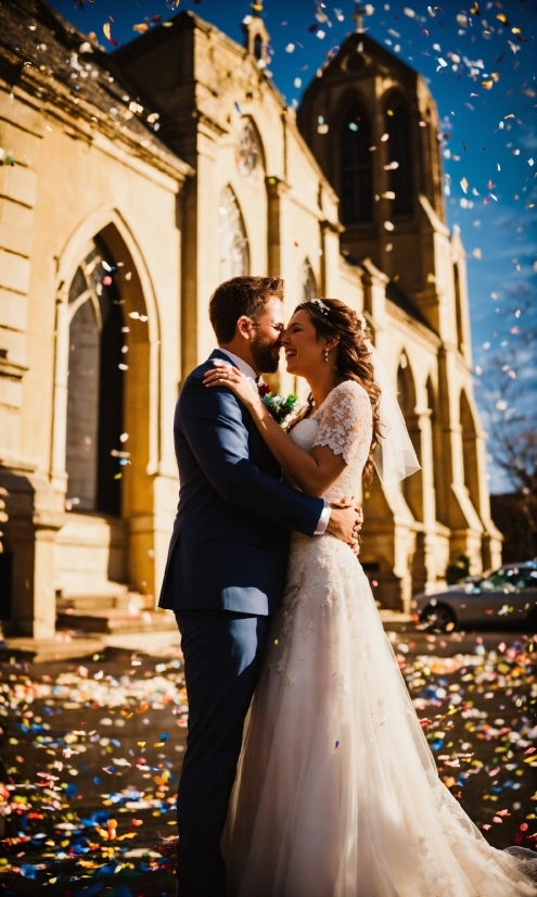 Wedding Dress, Bride, Photograph, Nature, Bridal Clothing, Flash Photography