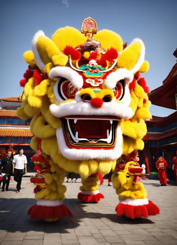 Sky, Temple, Yellow, Building, Leisure, Entertainment