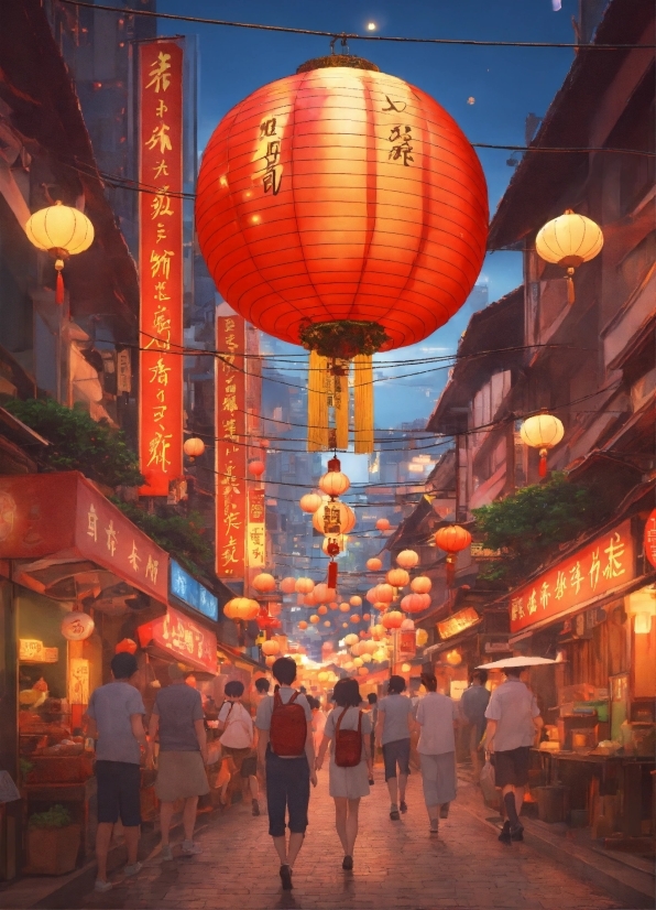 Photograph, Light, Lantern, Orange, Infrastructure, World