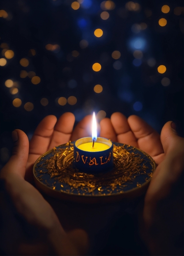 Candle, Hand, Wax, Finger, Gesture, Fire