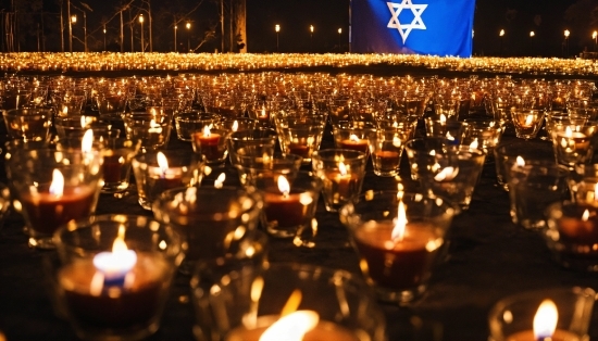 Candle, Light, Lighting, Crowd, Wax, Function Hall