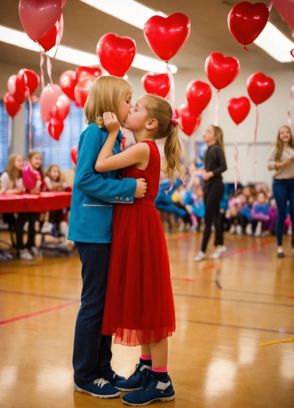 Dress, Orange, Entertainment, Balloon, Happy, Performing Arts