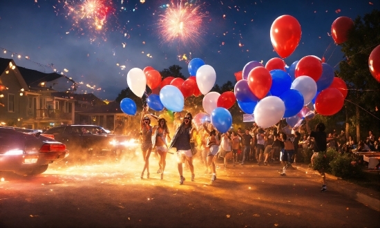 Sky, World, Light, Balloon, Entertainment, Flash Photography