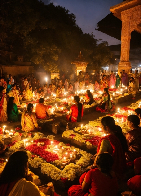 Temple, Sky, Pray, Event, Heat, City