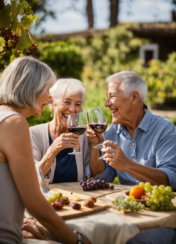 Food, Tableware, Smile, Table, Green, Wine Glass