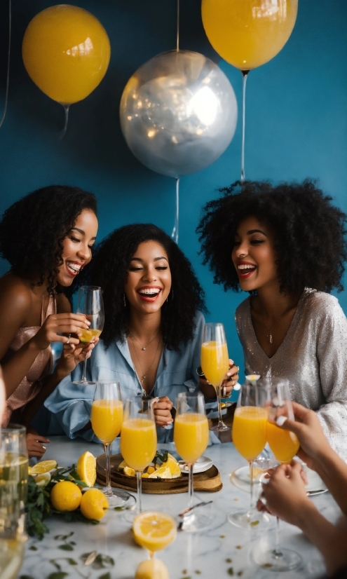 Smile, Tableware, Photograph, Cocktail, Juice, Yellow