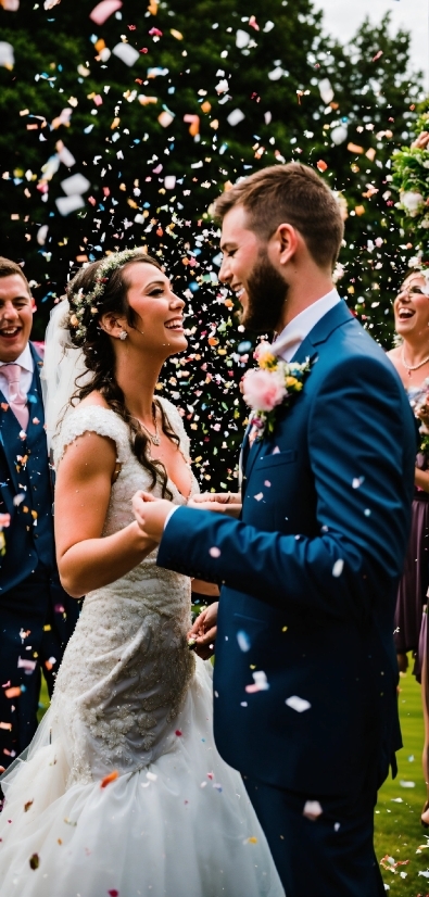 Smile, Bride, Dress, Happy, Flash Photography, Gesture