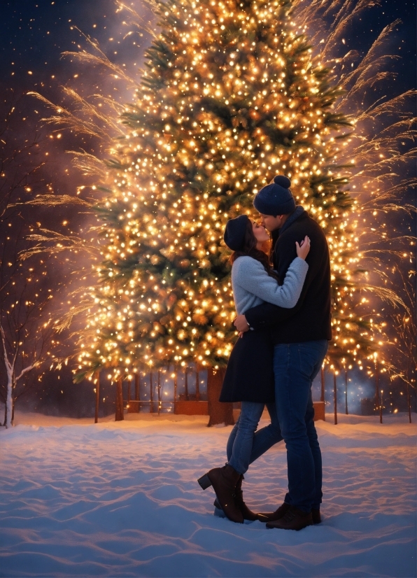 People In Nature, Happy, Lighting, Flash Photography, Fireworks, Snow